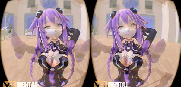  Hyperdimension Neptunia - Purple Heart in 3D SBS